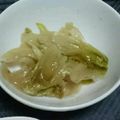 ヨシヨッシー's cooksnap of when they made 外葉も芯もシャキッと♪簡単レタスだけ炒め.