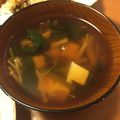 tomhalumam's cooksnap of when they made 簡単♪ ほうれん草と 豆腐の お吸い物！.