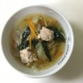 クック0WNGM6☆'s cooksnap of when they made 鶏団子のほっこり満腹スープ♪.