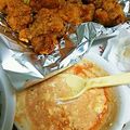 ユーロン's cooksnap of when they made ５分で出来る♪唐揚げオーロラソース丼♪.