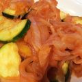 はに333's cooksnap of when they made ズッキーニとじゃがいものケチャップ炒め.