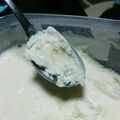 hi☆keママ's cooksnap of when they made 完熟傷ありOK☆桃のフローズンヨーグルト.