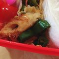 ゆーこリン♡'s cooksnap of when they made レンジで1分半！ピーマンの麺つゆ煮☆弁当.