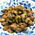 aubryson's cooksnap of when they made 砂肝の甘辛煮.