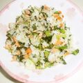 白いぐれーぷ's cooksnap of when they made 鮭と小松菜の簡単チャーハン✨.