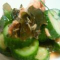 kanare's cooksnap of when they made きゅうり、わかめ、ツナの梅ドレ和え.