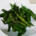 卵かけごはんLOVE's cooksnap of when they made ししとうの中華炒め.