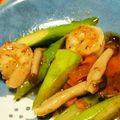 mikimaru27's cooksnap of when they made えびとアスパラの中華炒め.