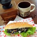 belllmama's cooksnap of when they made ひじきの煮物とクリームチーズのサンド.