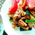 賢くんママ's cooksnap of when they made 簡単 胡瓜と豚肉の豆板醤炒め♡.