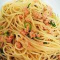 えみっちゃん's cooksnap of when they made ザ・手抜き！お鍋１つで鮭フレークのパスタ.