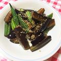 ☆みっちゃん178☆'s cooksnap of when they made なすとオクラのポン酢炒め.