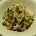 Lila's cooksnap of when they made れんこんと枝豆のマヨポン酢和え.