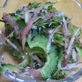 春小町's cooksnap of when they made ゆかりで！ゴーヤのおひたし.