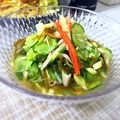 ManuYs's cooksnap of when they made 簡単！カニカマ入り酢のもの.