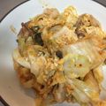 tomomani's cooksnap of when they made 子供も食べれる❤︎マイルド豚キムチ炒め.