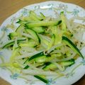 はらぺこFumi's cooksnap of when they made もやしときゅうりの簡単ノンオイルナムル♪.