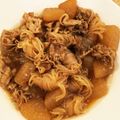レイレイコ's cooksnap of when they made 大根と豚肉と結びこんにゃくの煮物.