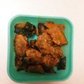 港UV's cooksnap of when they made 簡単★かぼちゃと豚小間のコチュジャン炒め.