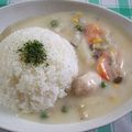 moruchama's cooksnap of when they made 余ったシチューでシチュー丼♪.