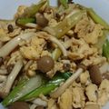 appi_mnw's cooksnap of when they made しめじとネギの卵炒め.