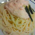 ぷりんかぼちゃ's cooksnap of when they made 明太子と豆腐のクリーム風パスタサラダ.
