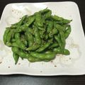 ３２６３'s cooksnap of when they made 枝豆ガーリック炒め(ペペロンチーノ).