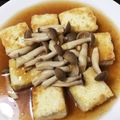 まやごん☆'s cooksnap of when they made 揚げない！揚げ出し豆腐～きのこあん～.