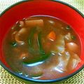 更夜＠'s cooksnap of when they made 残り物リメイク☆野菜を食べるカレースープ.