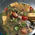 にゃろにゃろめ's cooksnap of when they made 夏野菜とツナ缶で冷や汁♪ご飯も素麺も♪.