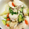 merry24's cooksnap of when they made 夏野菜と鶏胸肉のぷるるん食感でさっぱりと.