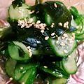 ﾋﾟﾛﾐ♡'s cooksnap of when they made 簡単‼キュウリとワカメの酢の物.