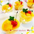riria♪'s cooksnap of when they made 爽やか～☆☆オレンジのさっぱりムース♪♪.