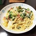 クックNNWDIL☆'s cooksnap of when they made サーモンの味覇で簡単♪milkパスタ♪.