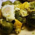 maruru-nn's cooksnap of when they made 芽キャベツのふんわり卵炒め.