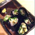 caruga's cooksnap of when they made 酢じめイワシの海苔巻き.
