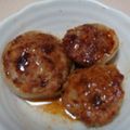 ゆずてん's cooksnap of when they made 玉ねぎカップのハンバーグ♪.