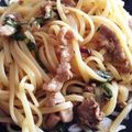 GoGoさとみん's cooksnap of when they made 豚としその冷製パスタ♪.