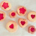 ♡ｵﾊﾅ♡'s cooksnap of when they made 超簡単♪かわいいハートジャムクッキー♡.