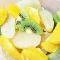 ニャゴママ's cooksnap of when they made カタい酸っぱいキウイとオレンジの蜂蜜漬け.