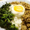 maruru-nn's cooksnap of when they made ひき肉でビビンパ♪温玉のっけ♪.