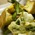 maruru-nn's cooksnap of when they made 簡単一品！厚揚げアスパラ玉子のバター炒め.