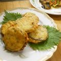 しのばぁたん's cooksnap of when they made なすの天ぷら　甘味噌挟んでます☆.