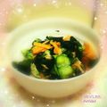 もも's cooksnap of when they made ☆副菜に☆わかめときゅうりとツナの酢の物.