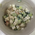 まみゆ67's cooksnap of when they made 長芋とちくわときゅうりでわさびマヨ和え.