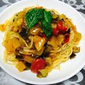 ☆ミyumi☆ミ's cooksnap of when they made 簡単！ラタトゥイユの冷製パスタ.