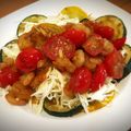 にゃんまげ☆'s cooksnap of when they made 海老とズッキーニ＆トマト炒め☆.