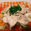 青空夏's cooksnap of when they made 夏野菜と鶏胸肉のぷるるん食感でさっぱりと.