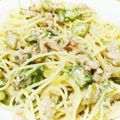 ゆうハナレグミ's cooksnap of when they made オクラと梅干しの和風パスタ.