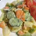 ∞ともちゃん∞'s cooksnap of when they made 野菜だけのかぼちゃサラダ.